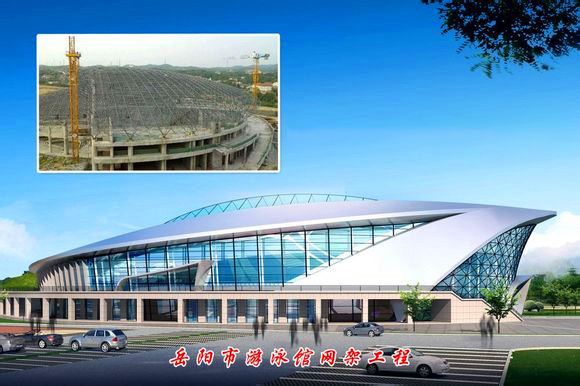 肥城游泳池网架